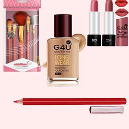 G4U 16 Piece Complete Makeup Kit for womenGlamourFestive Makeup Set 184-14