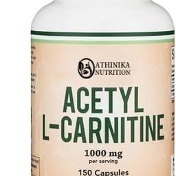 athinika nutrition Acetyl L-Carnitine 1,000mg Per Serving, 150 Capsules (ALCAR for Brain Function Support, Memory, Attention, and Stamina) Acetyl L Carnitine That is Third Party Tested image 1