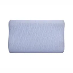 Dormyo White Memory Foam Filled Faux Velvet Breathable Sleep Pillow-image-39