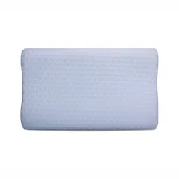 Dormyo White Memory Foam Filled Faux Velvet Breathable Sleep Pillow-image-88