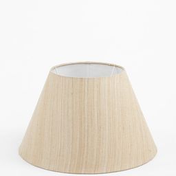 Fabindia Beige Fabric Contemporary Table Lamp Shade-image-17