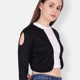 BAESD Open Front Crop Shrug image 5