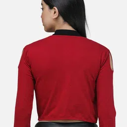 BAESD Open Front Cotton Crop Shrug image 3