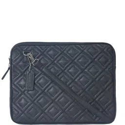 PERKED Unisex Textured Leather Laptop Sleeve Up to 13 inch-image-35