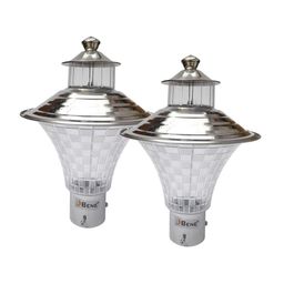 BENE Nice Grey Abstract Shaped Metal Self-Assembly Outdoor Lamps-4