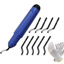Digital Craft Handheld Burr Trimming Cutter – Portable Deburring Tool with 10 Replacement Blades for Edge Smoothing image 1