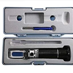 BOMBEY SCIENTIFIC Aluminium Erma Make -Hand Refractometer With Atc, Range 0-32% Brix With 0.2% Division, For Wine, Brandy, Beer, Fruits, Cutting Liquid, With Calibration Solution image 3