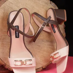 Nine West Open Toe Block Heels image 1