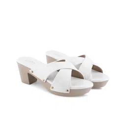 JM Looks Open Toe Block Heels image 5