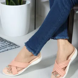 Carlton London Open Toe Textured Comfort Heels-45