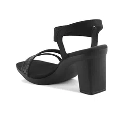 JM Looks Colourblocked Block Peep Toes image 4