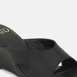 ALL TABS OPEN Peep Toe Wedge Heels image 2