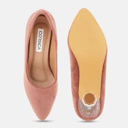 CORSICA Pointed Toe Party Block Pumps image 2
