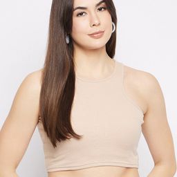 Mayra  Round Neck Sleeveless Crop Top-image-55