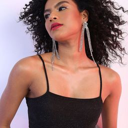 Tokyo Talkies Shoulder Straps Crop Top-image-98
