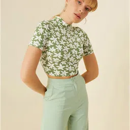 TANDUL Floral Print Crop Top-picture-17