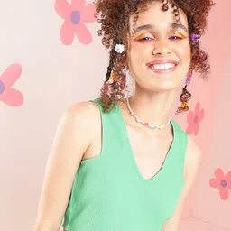 PRETTY LOVING THING V Neck Crop Top-image-57