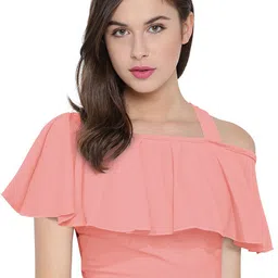 Sitanjali Cape Sleeve Bardot Crop Top-picture-18