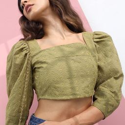 Tokyo Talkies Floral Crop Top-image-91