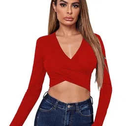 BAESD Wrap Crop Top-picture-8