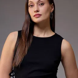 STYLECAST X KASSUALLY Round Neck Sleeveless Cotton Crop Top-image-83