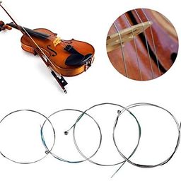 Vinayakart A 903 Violin strings Universal Full Set (A/1st -D/2nd -G/3rd -C/4th) Viola Strings Steel Core Alloy Winding, 4pcs per Set image 3