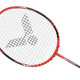 Victor Hypernano X 990 G5 Graphite Unstrung Badminton Racket (Red/Black, 3U) image 2
