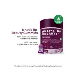 What's Up Wellness Natural Biotin Gummies for Healthy Hair, Skin, Nails & No Added Sugar-picture-20