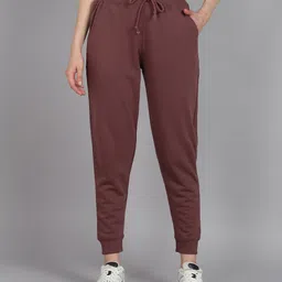 alan jones Women Solid Brown Track Pants-picture-31
