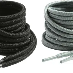 house of common Black Light Grey Round 90cm Shoe Lace-image-64