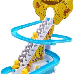 dorytoys Duck Slide Toy Set, Automatic Stair-Climbing Race Track Set-DUCK TRACK-30 image 4