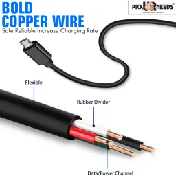 daily needs shop Charging Adapter For Emergency Light / Torch With Micro USB Auto Cut Charging 0 hrs Torch Emergency Light image 4