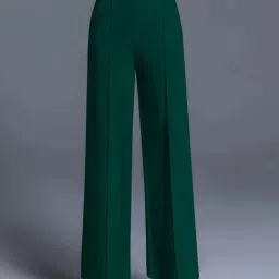 Women Regular Fit Multicolor Lycra Blend Trousers-image-34