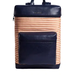 Gauge Machine Striped Water Resistant Laptop Backpack-35