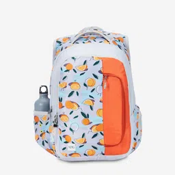 Wildcraft Grey & Orange Graphic Printed WIKI GIRL 4 Backpack-16