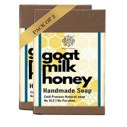 Pratha Set of 2 Goat Milk Honey Handmade Soap 200 each-17