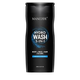 MANCODE Men Set Of 3 Black Hydro 3 in 1 Body Wash 450 Ml Each image 5