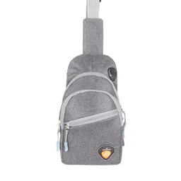 THE CLOWNFISH Crossbody Chest Bag with Earphone Hole-56