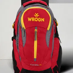 WROGN Water Resistant Brand Logo Backpack with Shoe Pocket-44