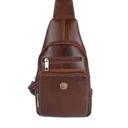 HiLEDER Unisex Coffee Leather Backpack-56