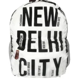 STRUTT Unisex Typography Printed Backpack-1