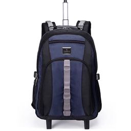 THE CLOWNFISH Water Resistant Two Wheel Laptop Trolley Backpack With Compression Straps-image-24