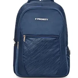 Priority Unisex Solid Laptop Backpack-1
