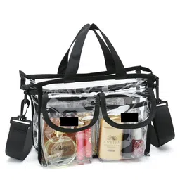 LYF5STAR Transparent & Black Makeup Organizer Bag-28