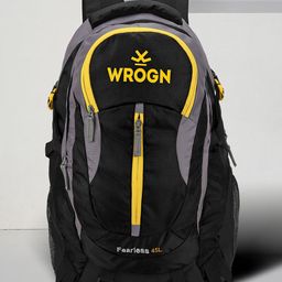 WROGN Water Resistant Brand Logo Backpack with Shoe Pocket-55