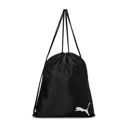 Puma Unisex Black Solid teamGOAL Gym Sack Graphic Backpack-12