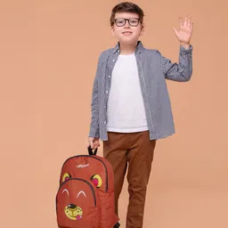 F Gear Kids Graphic Printed Backpack-76