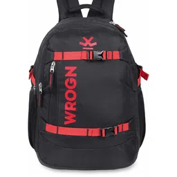 WROGN Water Resistant Brand Logo Backpack with Shoe Pocket-28