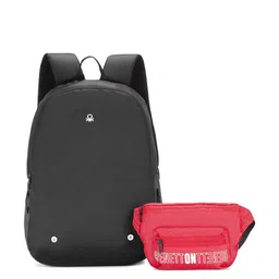 United Colors of Benetton Unisex Brand Logo Padded Backpack-14