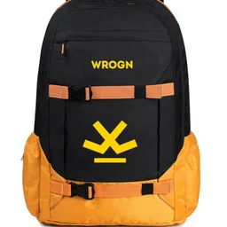 WROGN Unisex Brand Logo Embroidered Backpack-23